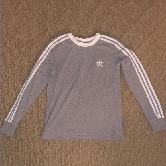 Grey adidas long sleeve - Picture 1 of 4